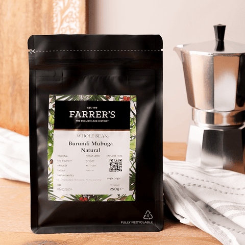 Burundi Mubuga Natural - John Farrer & Co (Kendal) Ltd
