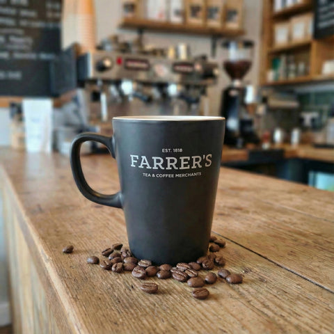 Matte Black Latte cup 12oz