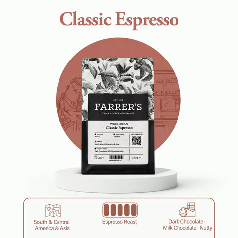 Classic Espresso Blend Coffee - John Farrer & Co (Kendal) Ltd
