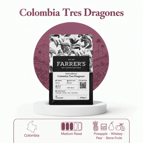 Colombia Tres Dragones - John Farrer & Co (Kendal) Ltd