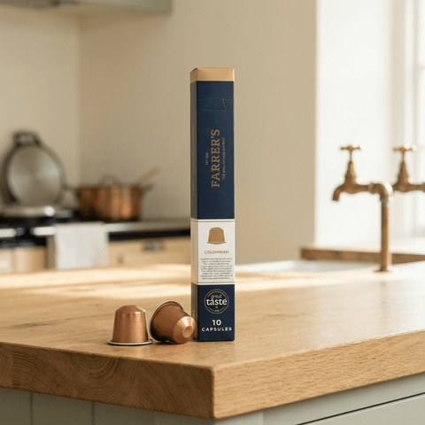 Colombian NespressoⓇ Compatible* Coffee Pods (40 Pods) - John Farrer & Co (Kendal) Ltd