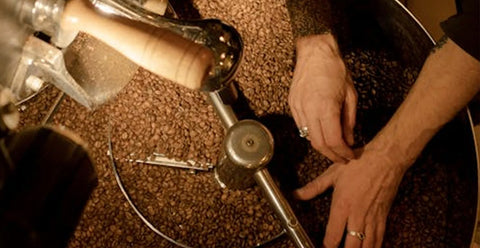 Coffee grinder at farrers during experience day