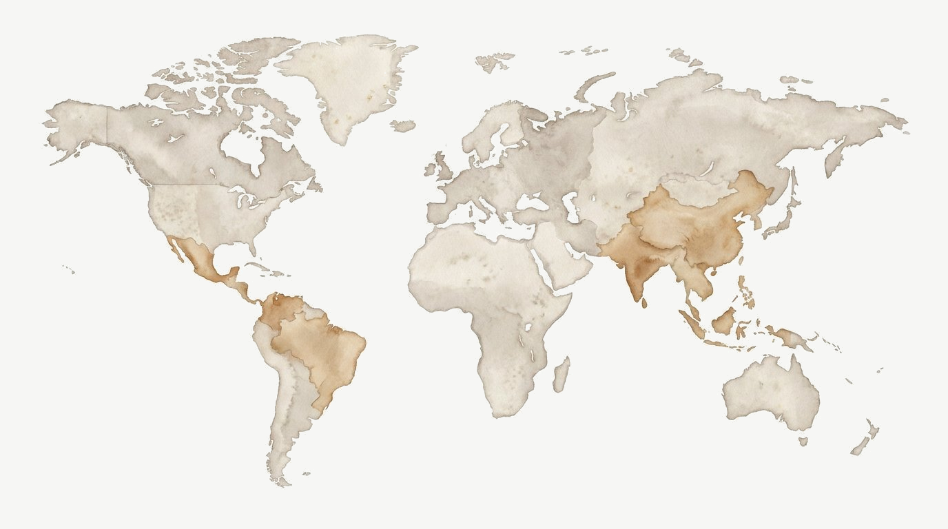 Where our coffee is sourced
