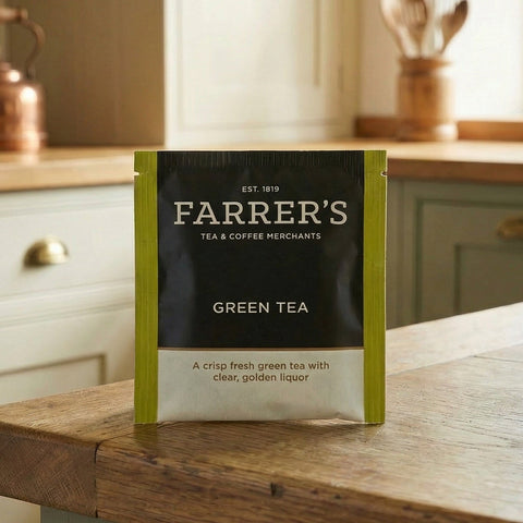 Green Tea – Tag & Envelope - John Farrer & Co (Kendal) Ltd