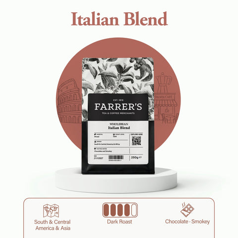 Italian Blend Coffee - John Farrer & Co (Kendal) Ltd