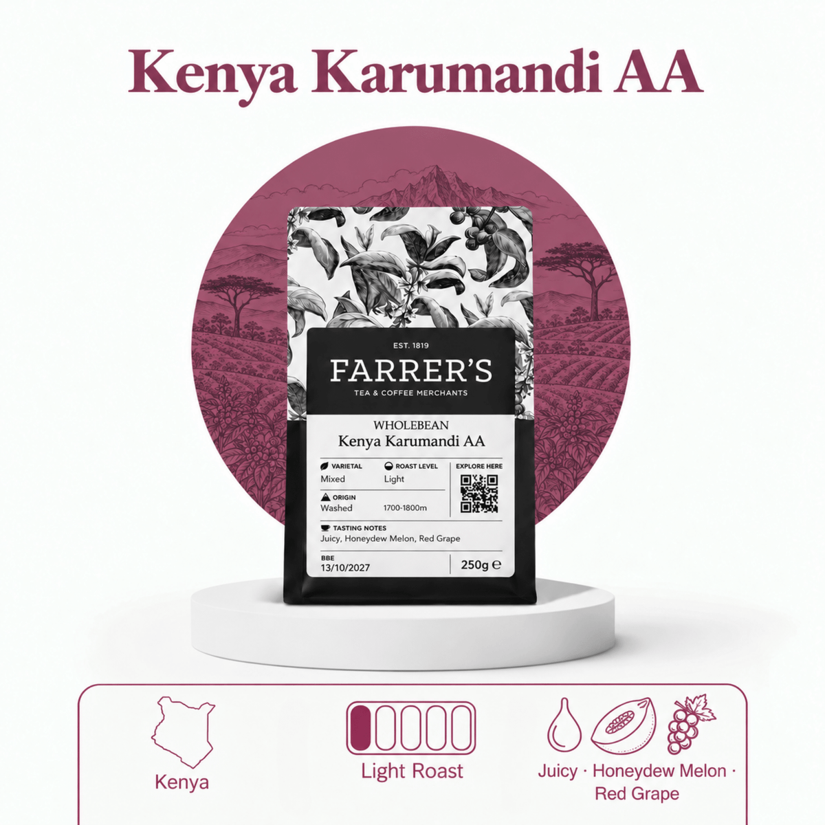 Kenya Karumandi AA - John Farrer & Co (Kendal) Ltd