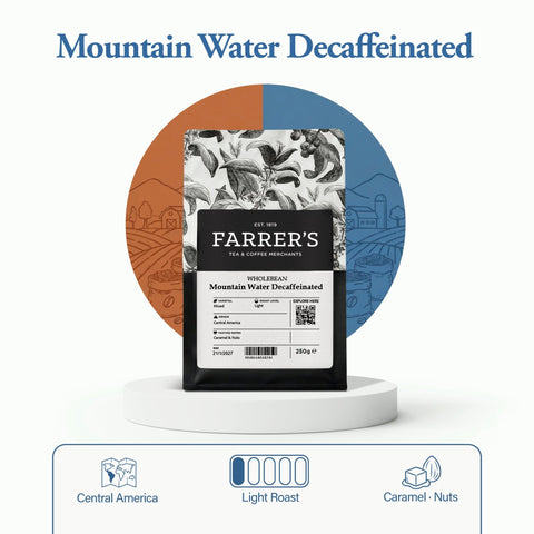 Mountain Water Decaffeinated Coffee - John Farrer & Co (Kendal) Ltd