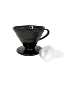 Hario V60 Coffee Dripper in Black Ceramic