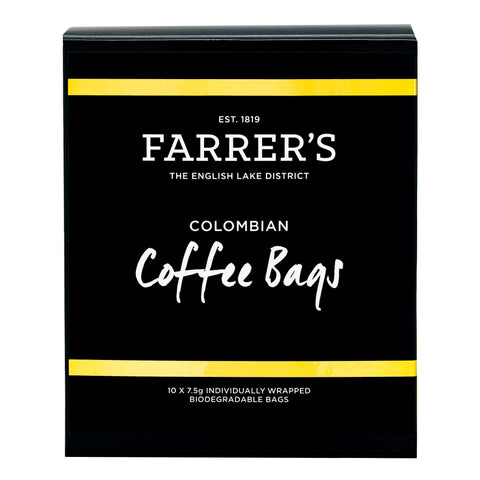 Farrer's Enveloped Colombian Coffee Bags