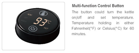 Felicita Square Pour Over Electronic Kettle