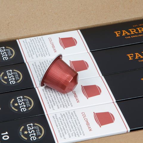 Colombian NespressoⓇ Compatible* Coffee Pods (40 Pods)