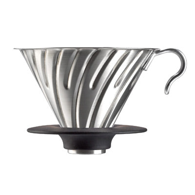V60 Metal Dripper In Stainless Steel By Hario